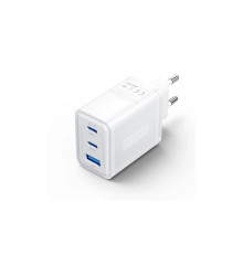 Зарядний пристрій Vention 2xUSB-C PD65W + 1xUSB QC3.0 60W GaN white (FERW0-EU)