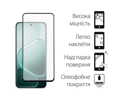Скло захисне Dengos OPPO A6 Pro Black 2 pcs (DG-TG2P-94)