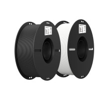 Пластик для 3D-принтера Creality PLA 2x1кг, 1.75мм, white+black (3301010337)
