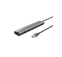 Порт-реплікатор Trust Dalyx 7-in-1 USB-A 3.2 Aluminium Dock (24967_TRUST)