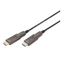 Кабель мультимедійний HDMI M to HDMI M 10.0m 4K AOC Digitus (AK-330127-100-S)