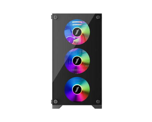 Корпус для ПК 1stPlayer X2-M-BK-4F1-PS-600FK-EU