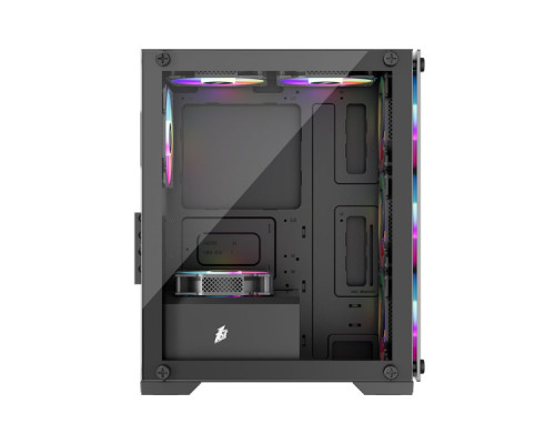 Корпус для ПК 1stPlayer X2-M-BK-4F1-PS-600FK-EU