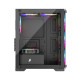 Корпус для ПК 1stPlayer X2-M-BK-4F1-PS-600FK-EU