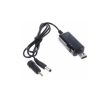 Кабель живлення USB to DC 5.5mm + 3.51.35mm 0.8m 18W Kingda (KD-USB-DC9/12)