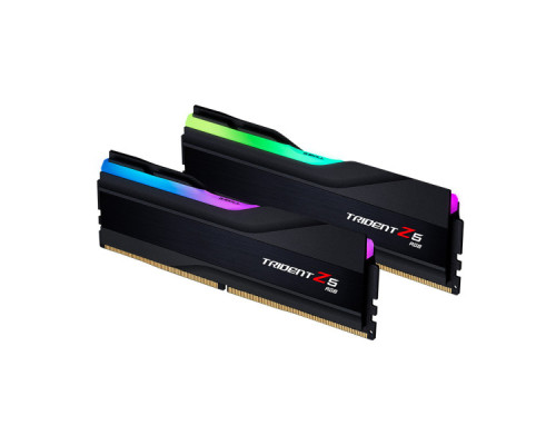 Модуль пам'яті для комп'ютера DDR5 48GB (2x24GB) 8000 MHz Trident Z5 RGB Black G.Skill (F5-8000J4048F24GX2-TZ5RK)