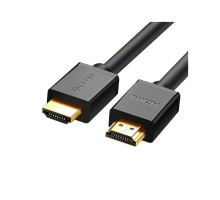 Кабель мультимедійний HDMI M to HDMI M 10.0m HD104 black Ugreen (10110)