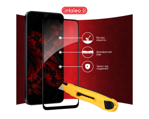 Скло захисне Intaleo Full Glue Samsung A16 Black (1283126598715)