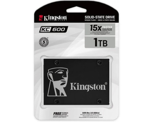 Накопичувач SSD 2.5" 1TB Kingston (SKC600/1024G)