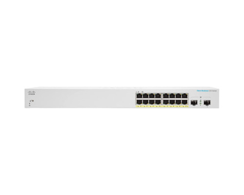 Комутатор мережевий Cisco CBS220-16P-2G-EU