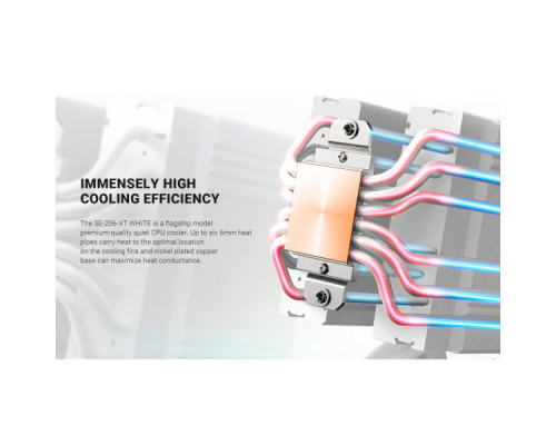 Кулер до процесора ID-Cooling SE-206-XT White