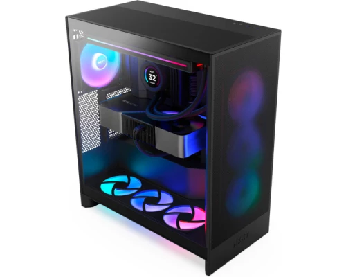 Корпус NZXT H7 Flow RGB All Black (CM-H72FB-R1)