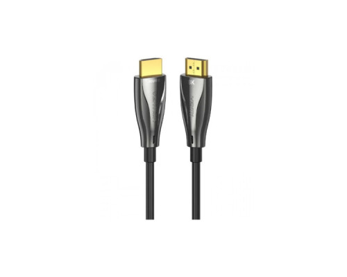 Кабель мультимедійний HDMI M to HDMI M 15.0m V2.1 Optical 8K 60Hz 48Gbps Dolby 7.1 black VENTION (ALBBN)