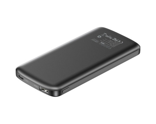 Батарея універсальна Choetech 10000mAh, 12W, USB-A, USB-C, Black (B850-ACBK)