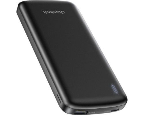Батарея універсальна Choetech 10000mAh, 12W, USB-A, USB-C, Black (B850-ACBK)