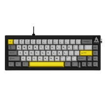 Клавіатура Ajazz AK650 Moon Yellow Switch USB UA Black/Grey/Yellow (AK650-MY-GWY)
