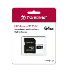Карта пам'яті Transcend 64GB microSDXC class 10 UHS-I U1 High Endurance (TS64GUSD350V)