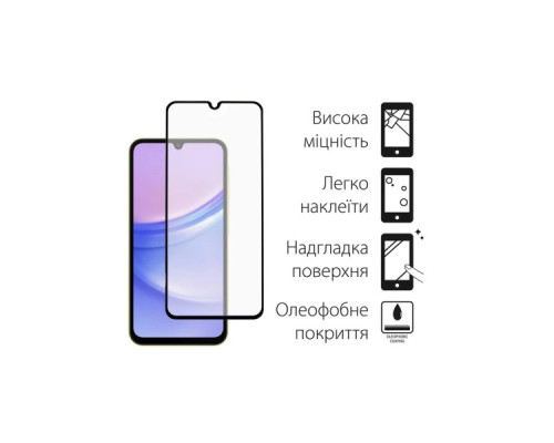 Чохол до мобільного телефона Dengos Kit for Samsung Galaxy A15 case + glass (Mint) (DG-KM-59)