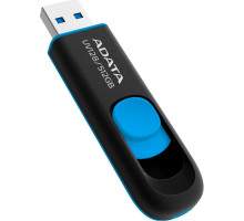 USB флеш накопичувач ADATA 512GB AUV 128 Black/Blue USB 3.2 (AUV128-512G-RBE)