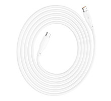 Дата кабель USB-C to USB-C 2.0m 100W TPE X93 white HOCO (6931474790729)