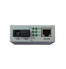 Медіаконвертер Step4Net 10/100Base-TX to 100Base-FX, SM, 1310nm, SC/PC, 20км (MC-D-0,1-1SM-1310nm-20)