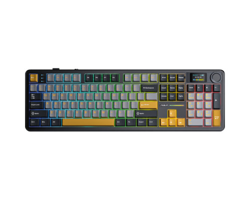 Клавіатура Aula F108 Pro Wireless/Bluetooth UA Black/Gray (6978080501295)