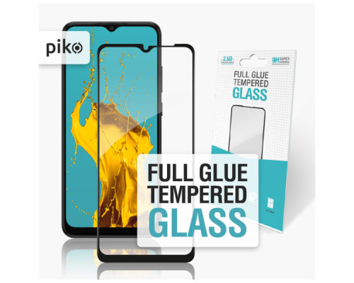 Скло захисне Piko Full Glue Samsung A03 Black (1283126521645)