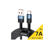 Дата кабель USB 2.0 AM to USB-C 2.0m 7A blue Essager (EXCT-XCA03)