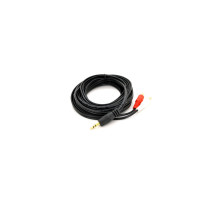Кабель мультимедійний 3.5mm M to 2xRCA M 3.0m black Voltronic (YT-3.5(M)/2хRCA(M)-3.0Cu)