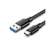 Дата кабель USB 3.0 AM to USB-C 1.5m 3A US184 black Ugreen (20883)