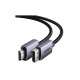 Кабель мультимедійний DisplayPort M to HDMI M 2.0m V2.0 4K30Hz DP125 black Ugreen (35842)
