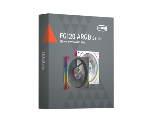 Кулер до корпусу PcCooler Вентилятор реверсний PCCOOLER FG120R ARGB BK чорний для корпусу 1 (FG120R ARGB BK)
