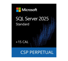 ПЗ для сервера Microsoft SQL Server 2025 Standard Edition and 15 CAL Pack, Commercial, Perpetual (DG7GMGF0VNH6_0001)