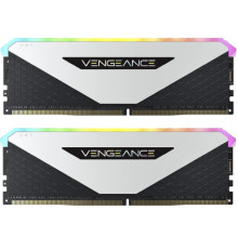 Модуль пам'яті для комп'ютера DDR4 32GB (2x16GB) 3600 MHz Vengeance RGB RT White Corsair (CMN32GX4M2Z3600C18W)