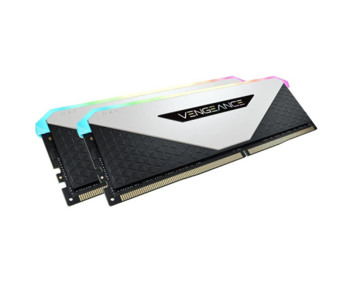 Модуль пам'яті для комп'ютера DDR4 32GB (2x16GB) 3600 MHz Vengeance RGB RT White Corsair (CMN32GX4M2Z3600C18W)