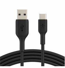 Дата кабель USB 2.0 AM to USB-C 2.0m PVC black Belkin (CAB001BT2MBK)