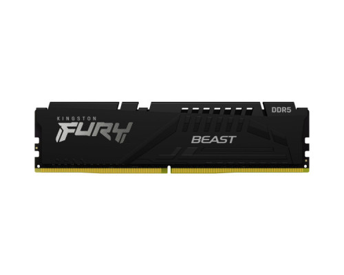 Модуль пам'яті для комп'ютера DDR5 32GB 6000 MHz Beast Black Kingston Fury (ex.HyperX) (KF560C40BB-32)