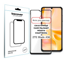 Скло захисне BeCover ZTE Blade A56 Black (714375)
