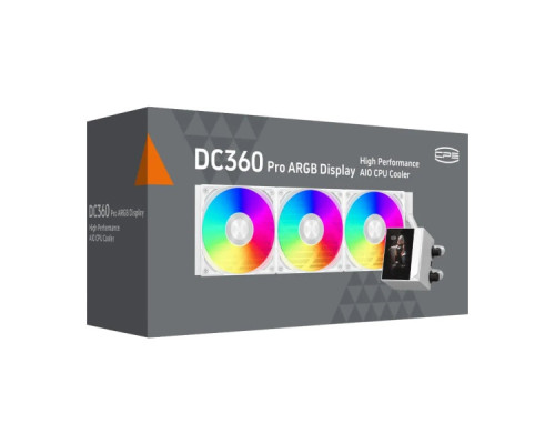 Система рідинного охолодження PcCooler DC360 Pro ARGB Display WH