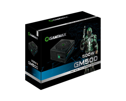 Блок живлення Gamemax GM-500 80+ APFC Black
