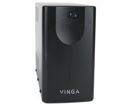 Пристрій безперебійного живлення Vinga LED 1500VA metal case (VPE-1500M)