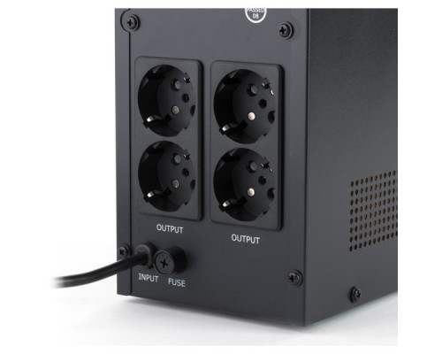 Пристрій безперебійного живлення Vinga LED 1500VA metal case (VPE-1500M)