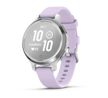 Смарт-годинник Garmin Lily 2 Active, Silver/Jasmine Purple, Silicone, (010-02891-01)