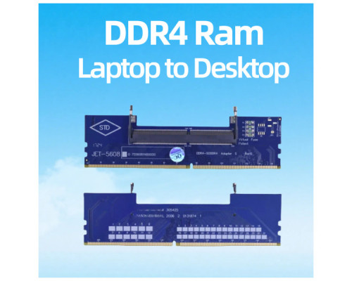 Конвертор Dynamode DDR4 Laptop SO-DIMM to Desktop DIMM RAM Memory (DM-DDR4-DIMM-Converter)