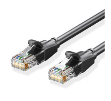 Патч-корд 3м, UTP cat 6 RJ-45 black Vention (IBEBI)
