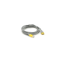 Дата кабель USB 2.0 AM/AF 3.0m ferrite grey yellow V-LINK (YT-AM/AF-3.0GY)