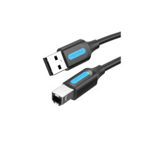 Кабель для принтера USB 2.0 AM/BM 10.0m ferrite black Vention (COQBL)