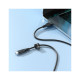 Дата кабель USB 2.0 AM to USB-C 1.2m 3.0A TPE Black Acefast (6974316280866)