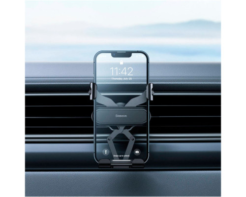 Універсальний автотримач Baseus Stable Gravitational Car Mount Lite (Air Outlet Version) (SUWX010001)