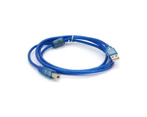 Кабель для принтера USB 2.0 AM/BM 2.0m ferrite blue Ritar (YT-AM/BM-2.0TBL)